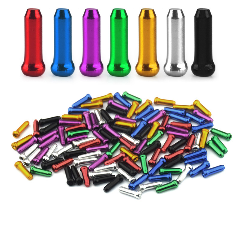 Mountain Biking Tips - 50 Stuks Fiets Binnenkabel Eindkappen Legering