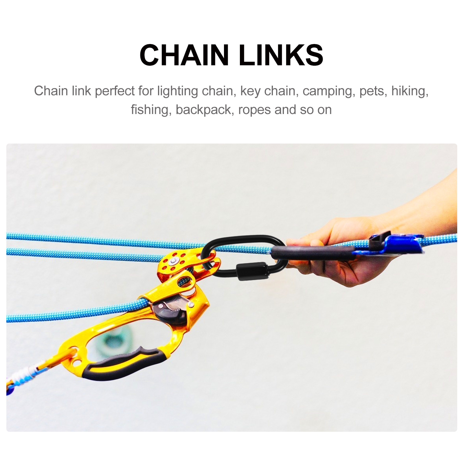 8 stuks snelkoppelingen, roest - Chain Quick Link recensie en prijs