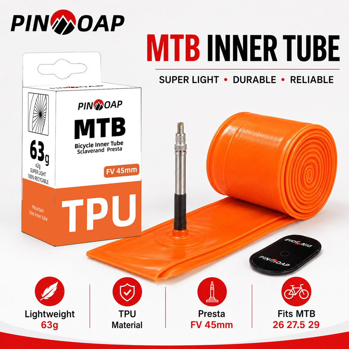 PINMOAP MTB Binnenband Mountai - Mountain Biking Tube recensie en prijs